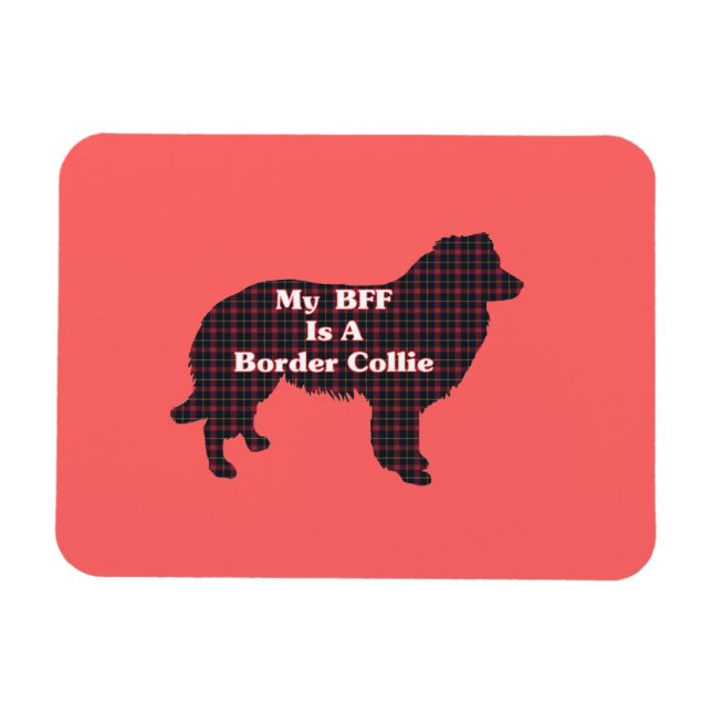 Border Collie BFF Magnet (Horizontal)
