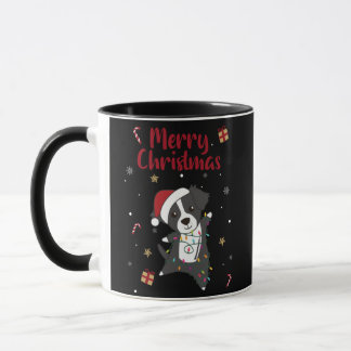 Border Collie Christmas Dog Winter Animals Dogs Mug