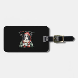 Border collie Christmas Jumper Essential T-Shirt Luggage Tag