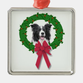 Border Collie Christmas Ornament