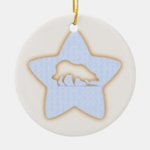 Border Collie Christmas Ornament