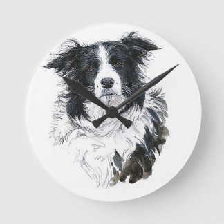Border Collie Clock
