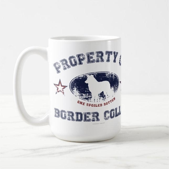 Border Collie Coffee Mug (Left)