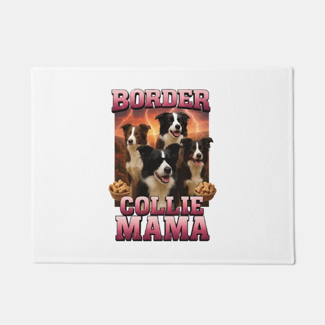 Border Collie Copy Copy Doormat (Front)