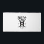 Border Collie Dad Vintage Engraving Dog Shirt Desi Desk Mat<br><div class="desc">Border Collie Dad Vintage Engraving Dog Shirt Design_1</div>