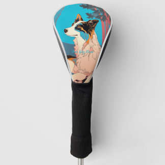 Border Collie Dog 005 - Bruno Pokopen Golf Head Cover