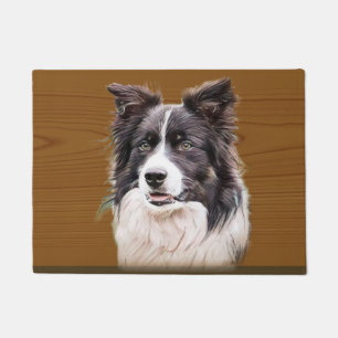 Border Collie Dog Animal Doormat