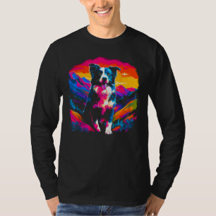 Border Collie Dog Artist T-Shirt