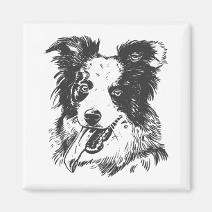 Border Collie Dog - Aussie Lover Magnet