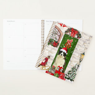 Border Collie Dog Christmas Planner
