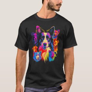 Border Collie Dog Family T-Shirt