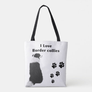 Border Collie Dog Inui Original Back Tote Bag