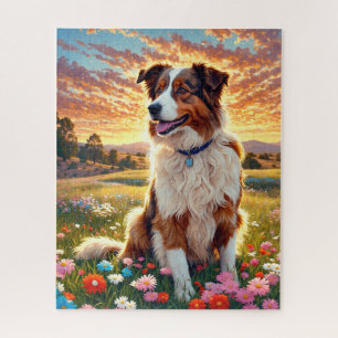Border Collie Dog Jigsaw Puzzle