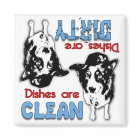 Border Collie Dog Lovers Dishwasher Magnet