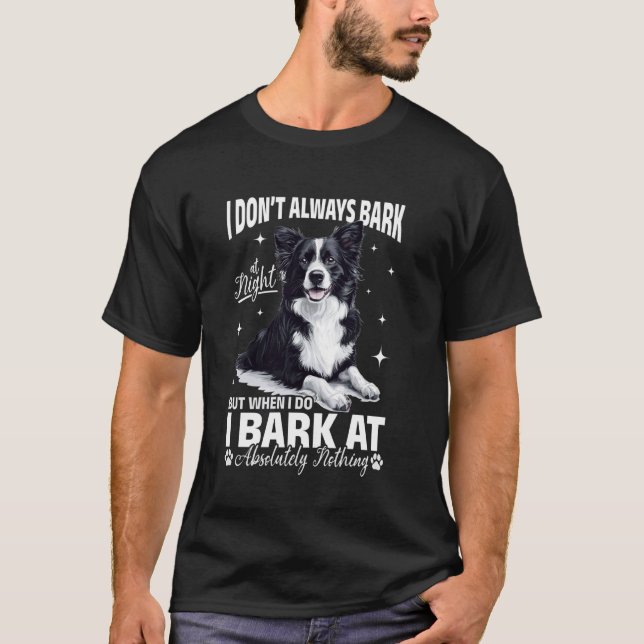 Border Collie Dog Owner T-Shirt (Front)