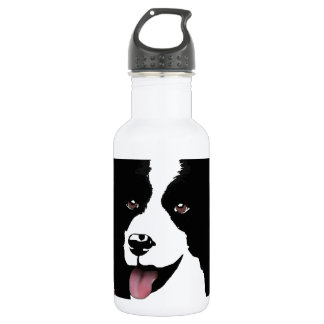 Border Collie Dog Pop Art Pet Customise 532 Ml Water Bottle