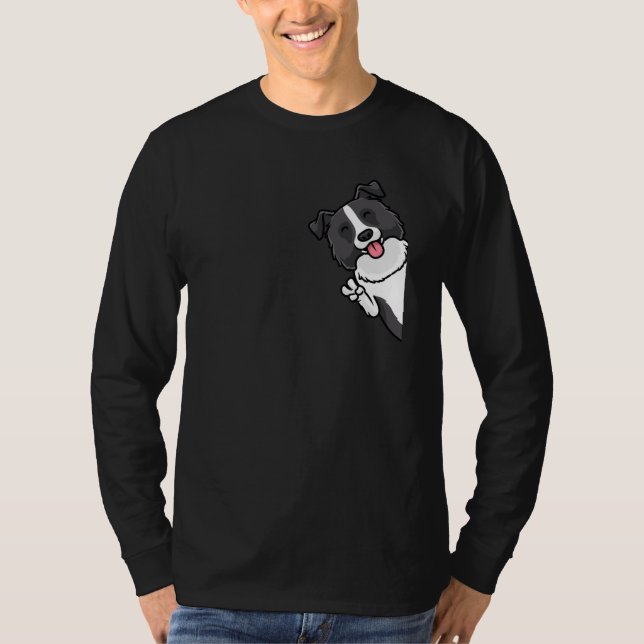 Border Collie Dog T-Shirt (Front)