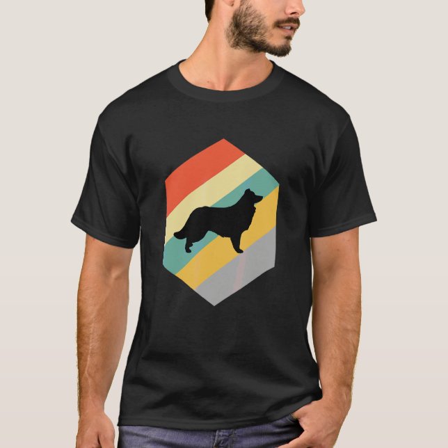 Border Collie Dog T-Shirt (Front)