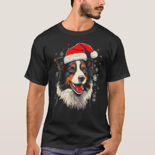 Border Collie Dog Xmas T-Shirt