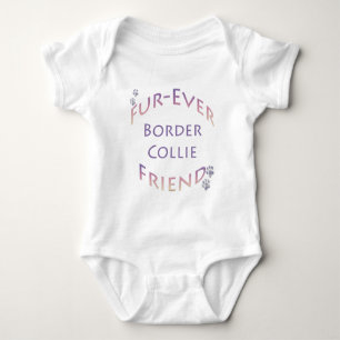 Border Collie Furever Baby Bodysuit