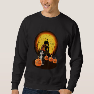 Border Collie Halloween For Kids Mom Dad Love Dog Sweatshirt