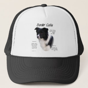 Border Collie History Design Trucker Hat