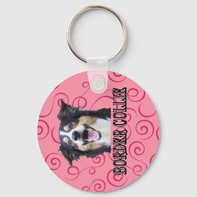BORDER COLLIE Keychain (Front)