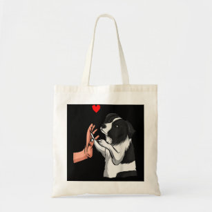 Border Collie Love Dog Mum Girls Women Tote Bag