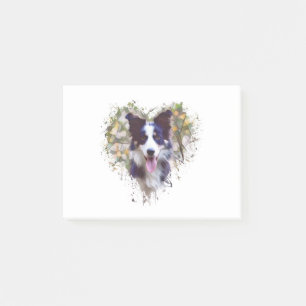 Border Collie Lover Design Post-it Notes