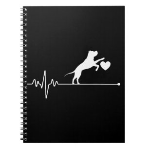Border Collie Lover Mom Gifts Heartbeat Mother's D Notebook