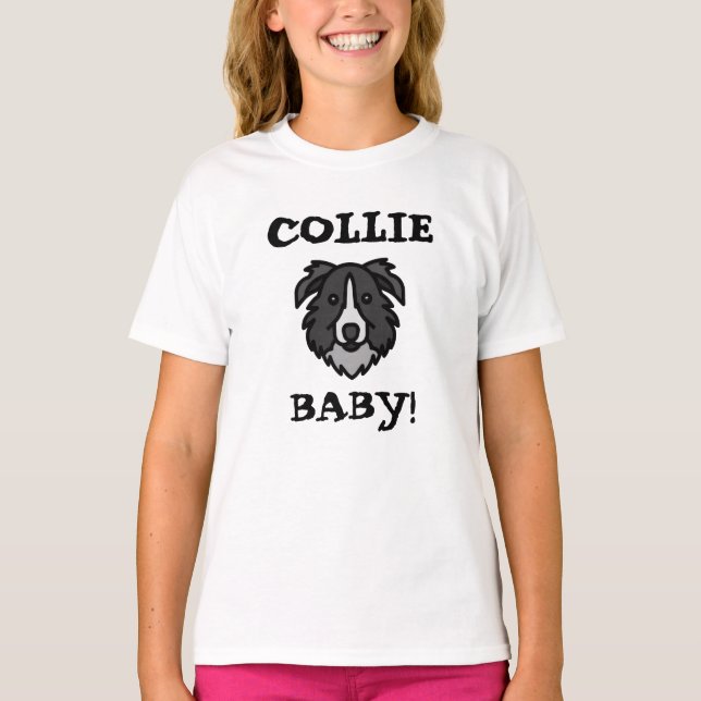 Border Collie Lover Pride Cute Dog Design T-Shirt (Front)