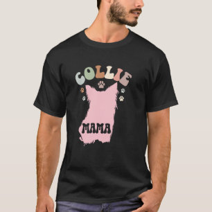 Border Collie Mama Cute Border Collie Mum Of A Bor T-Shirt
