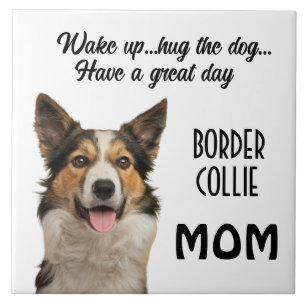 Border Collie Mum Ceramic Tile