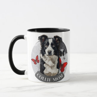 Border Collie Mum Mug – Dog Lover Coffee Gift Cup