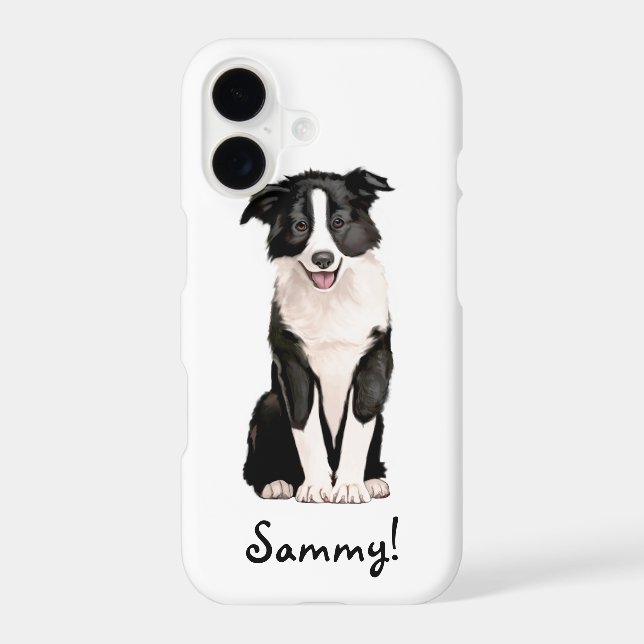 Border Collie Name Customisable (Back)