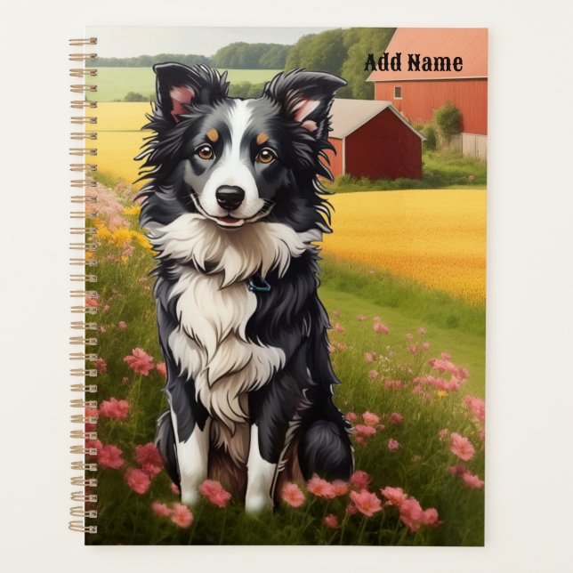 Border Collie on Farm Planner (Front)