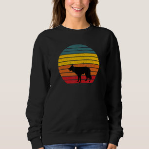 Border Collie Owner Retro Style Vintage Colourful  Sweatshirt