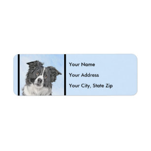 Border Collie Painting - Cute Original Dog Art