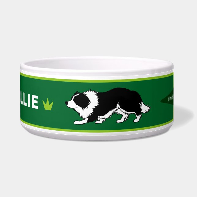 Border Collie Pet Bowl (Right)