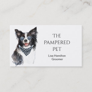 Border Collie Pet Groomer/Vet/Sitters Business Card