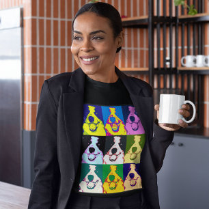 Border Collie Pop Art T-Shirt