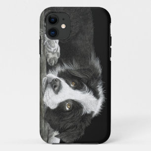 Border Collie Pup - "Tell Me More About 'Sheep'" Case-Mate iPhone Case