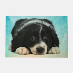 Border Collie Puppy Doormat