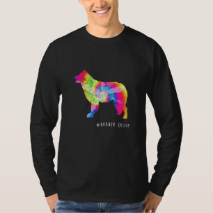 Border Collie Puppy Pet Dog Owner Hippy Tie Dye T-Shirt