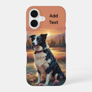 Border Collie Shepherd Dog iPhone 16 Case