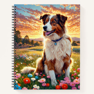 Border Collie Shepherd Dog Notebook