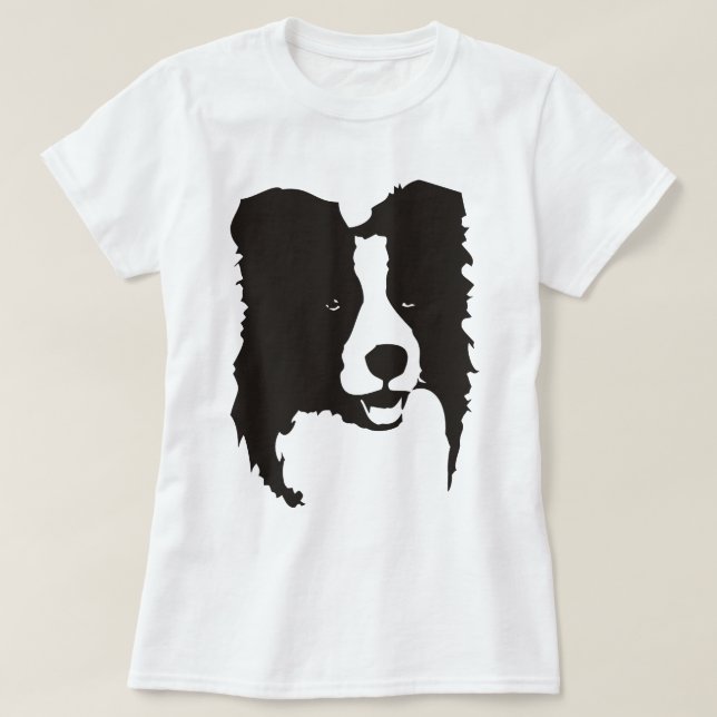 Border Collie T-Shirt (Design Front)