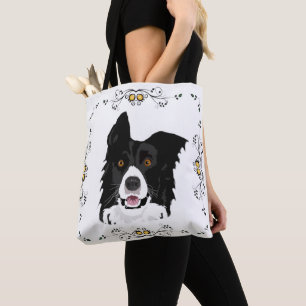 Border Collie Tote Bag