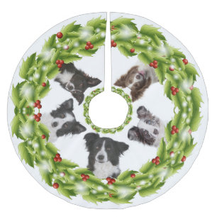 Border Collie Tree Skirt