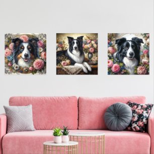 Border Collie Victorian Rose